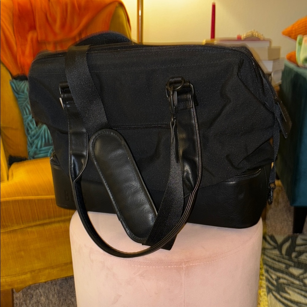 BEIS Black weekender bag